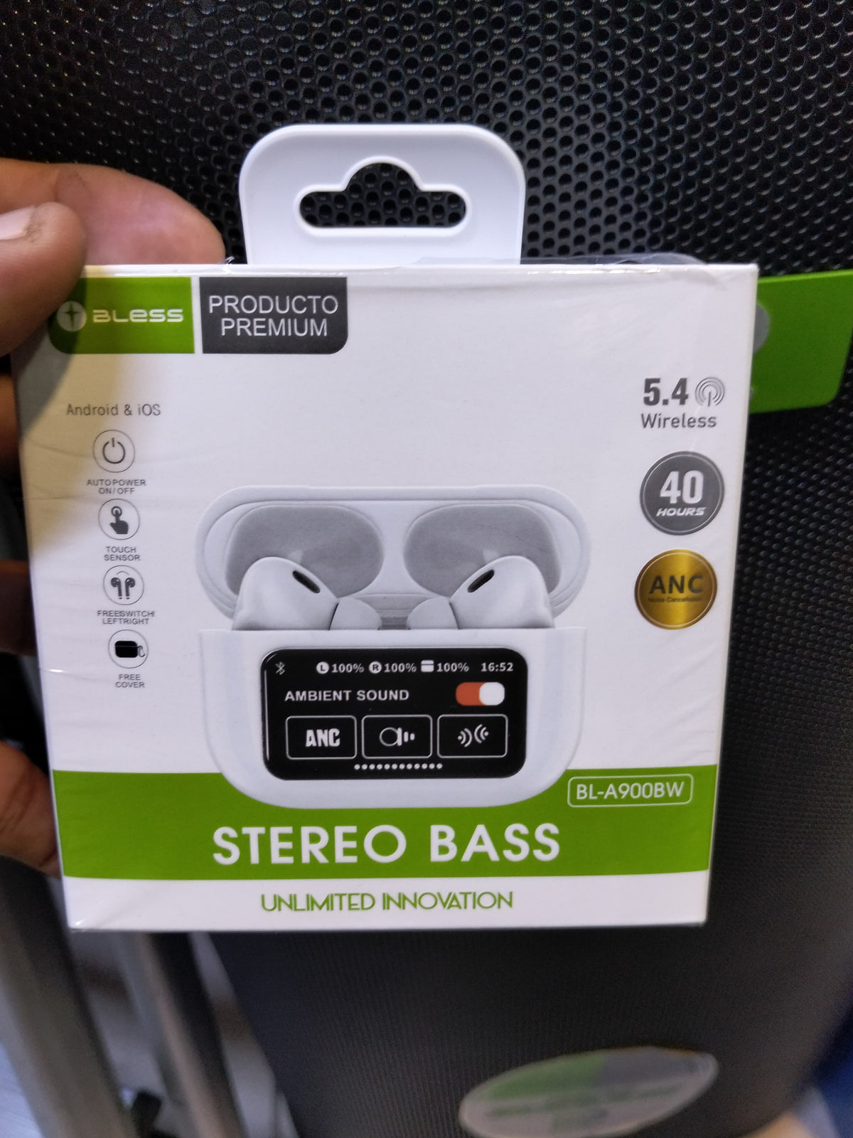 Audifonos bluetooth con pantalla tactil  Cod:3020 driver:02