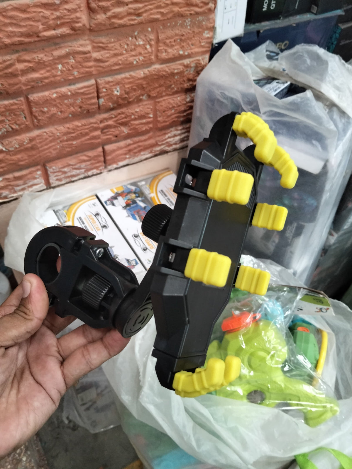 Soporte de celular 8 garras para moto Cod:3055 driver :01