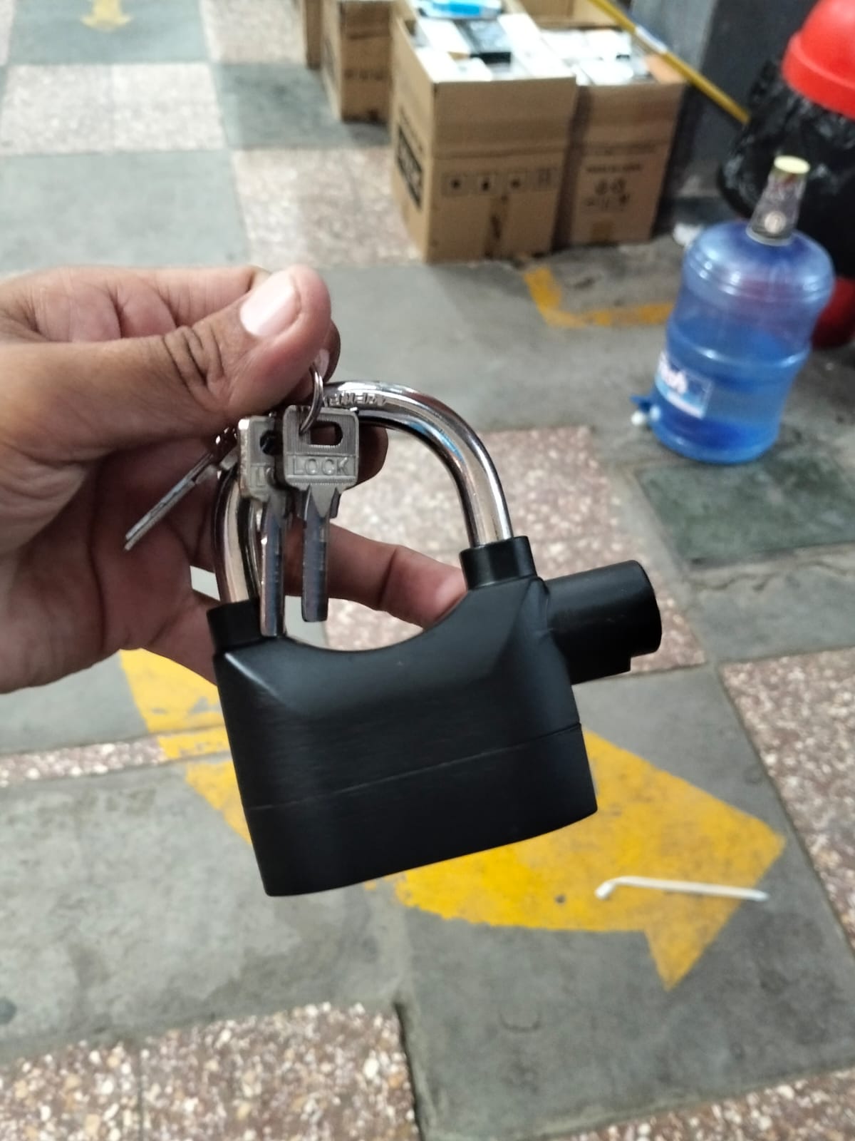 candado alarma Cod:1208 driver :01