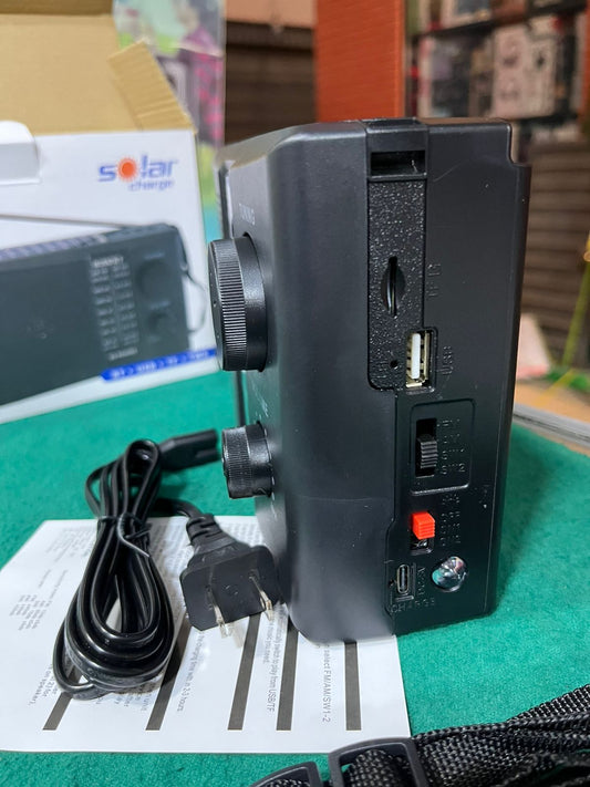 Radio a corriente y recargable  Cod:1306 driver:03