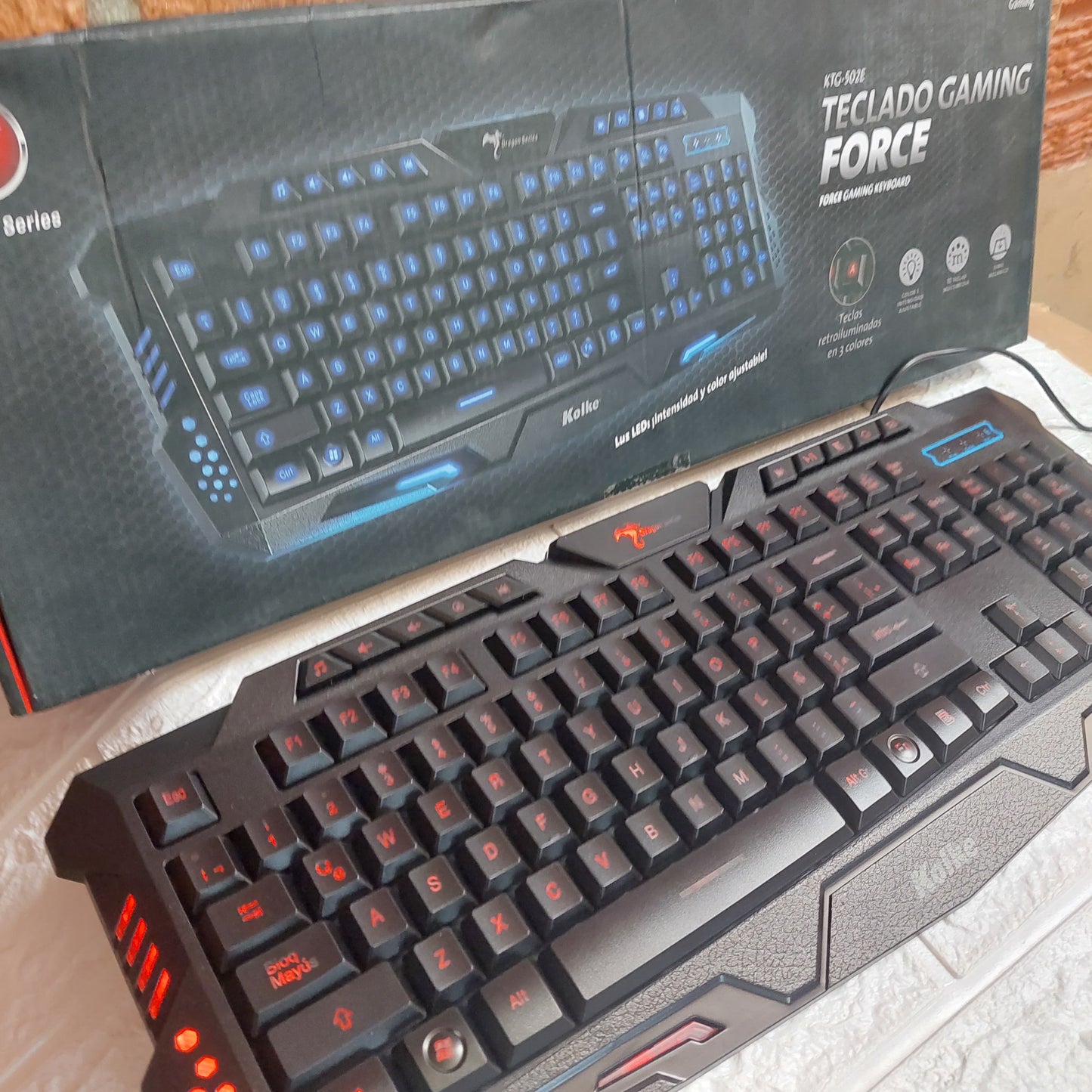Teclado  gamer Kolke Cod:3332 Driver :03