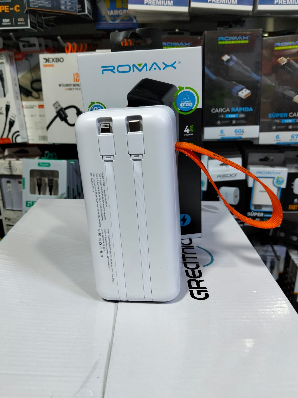 Bateria portatil 50000mah cod:1258 driver:02