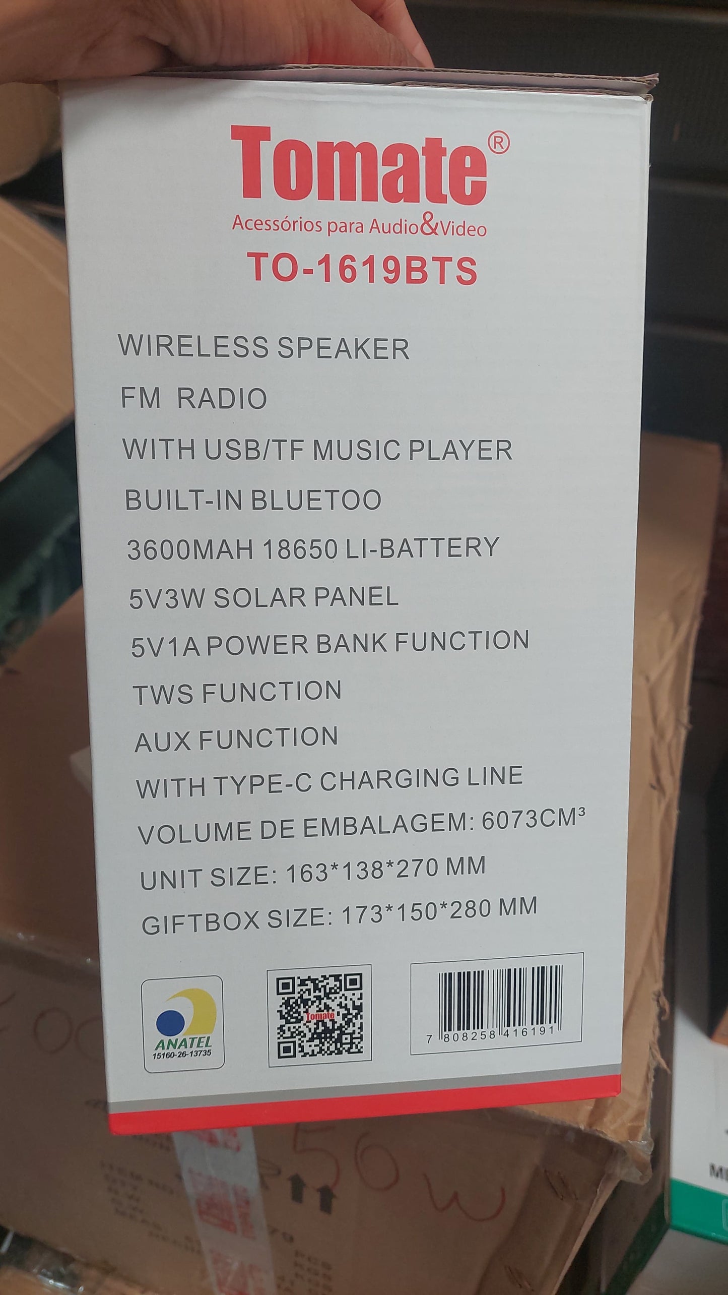 Parlante Bluetooth 12W Cod:5085 driver:01