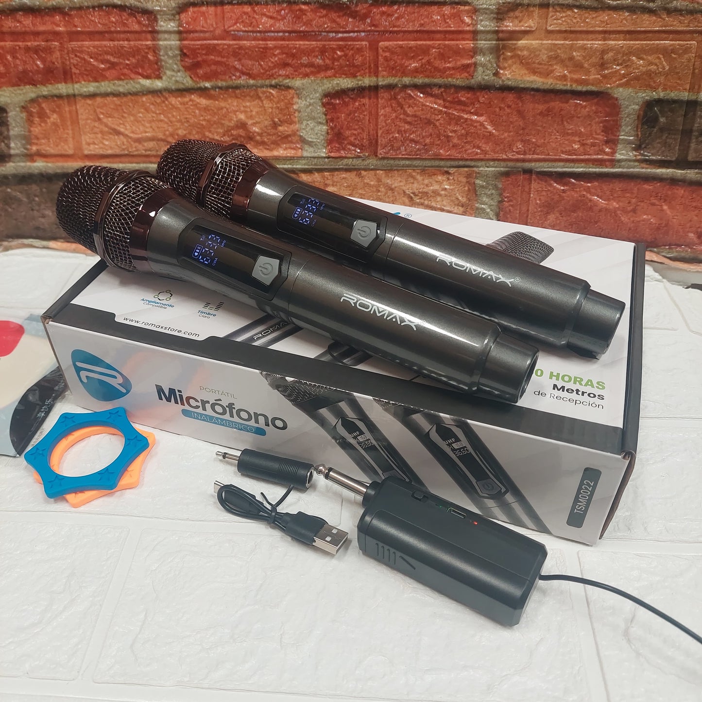 Microfono pack x 2 Cod:5054 Driver:01