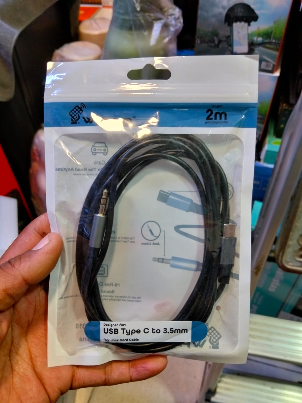 Cable tipo C a Plus 3.5mm Cod:5082 driver:02