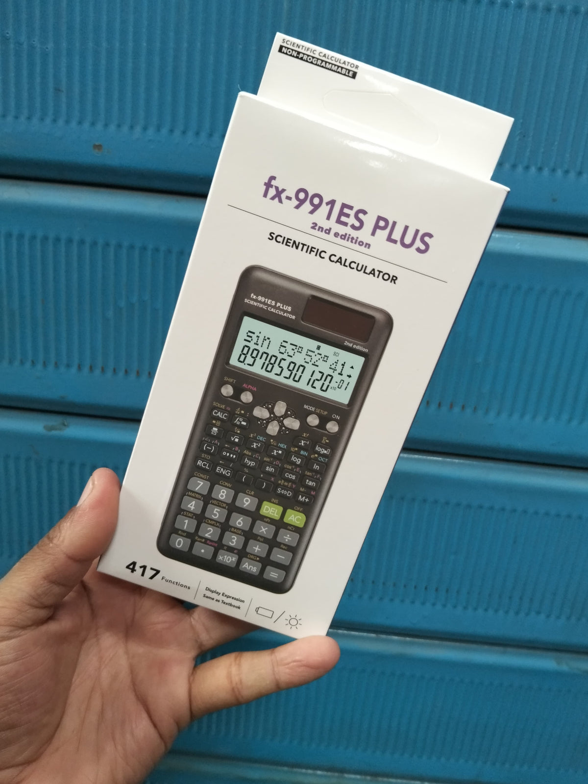 Calculadora científica 417 funciónes Cod:3019 driver:03