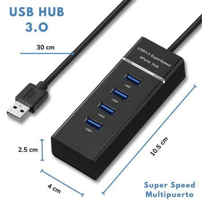 Hub Usb 4 Puertos Cod:1334 driver:01