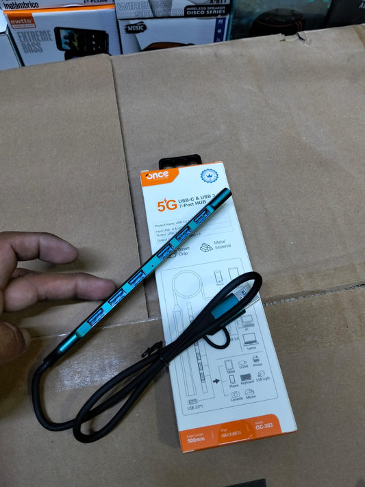 Hub USB 7 puertos USB Cod:1257 driver:02
