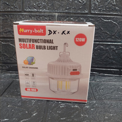 Foco recargable 120W con panel  solar Cod:5036 Driver :01;02