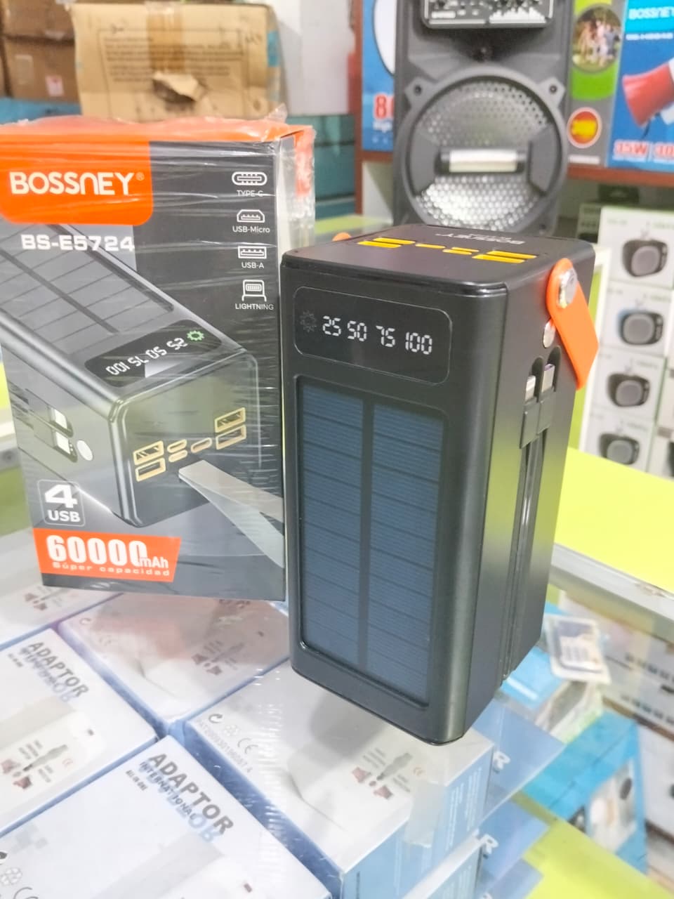 bateria portatil 60000mah solar cod:3027 driver: 05