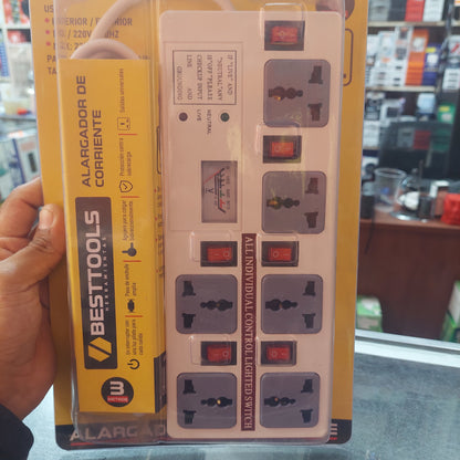 Supresor de picos 6 tomas  Cod:5063 Driver 03