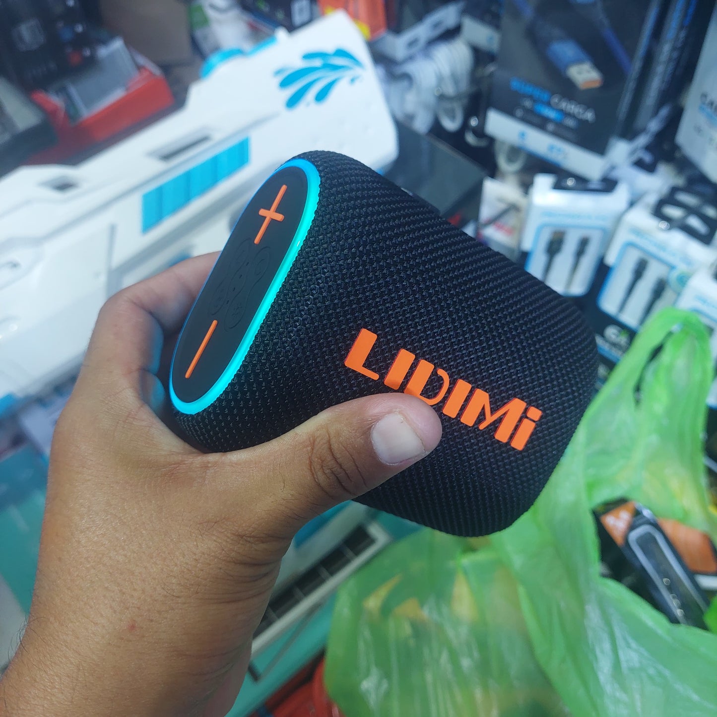 Parlante Bluetooth lidimi con bateria portatil Cod:6082 driver:02