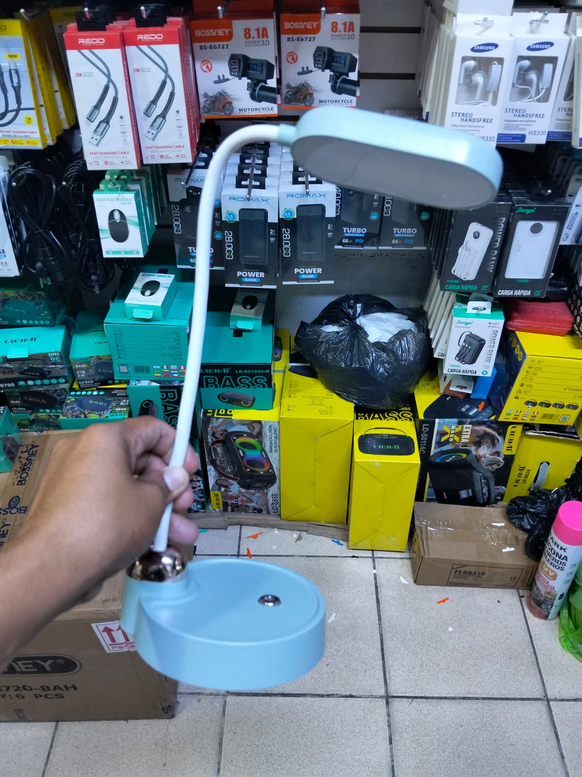 Lampara recargable para escritorio cod:1219 driver:02