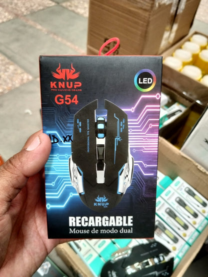 Mouse gamer inalambrico recargable Cod:1433 driver:01