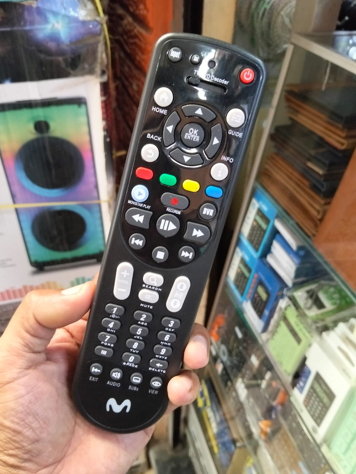 control remoto deco movistar  cod:1417 driver :03