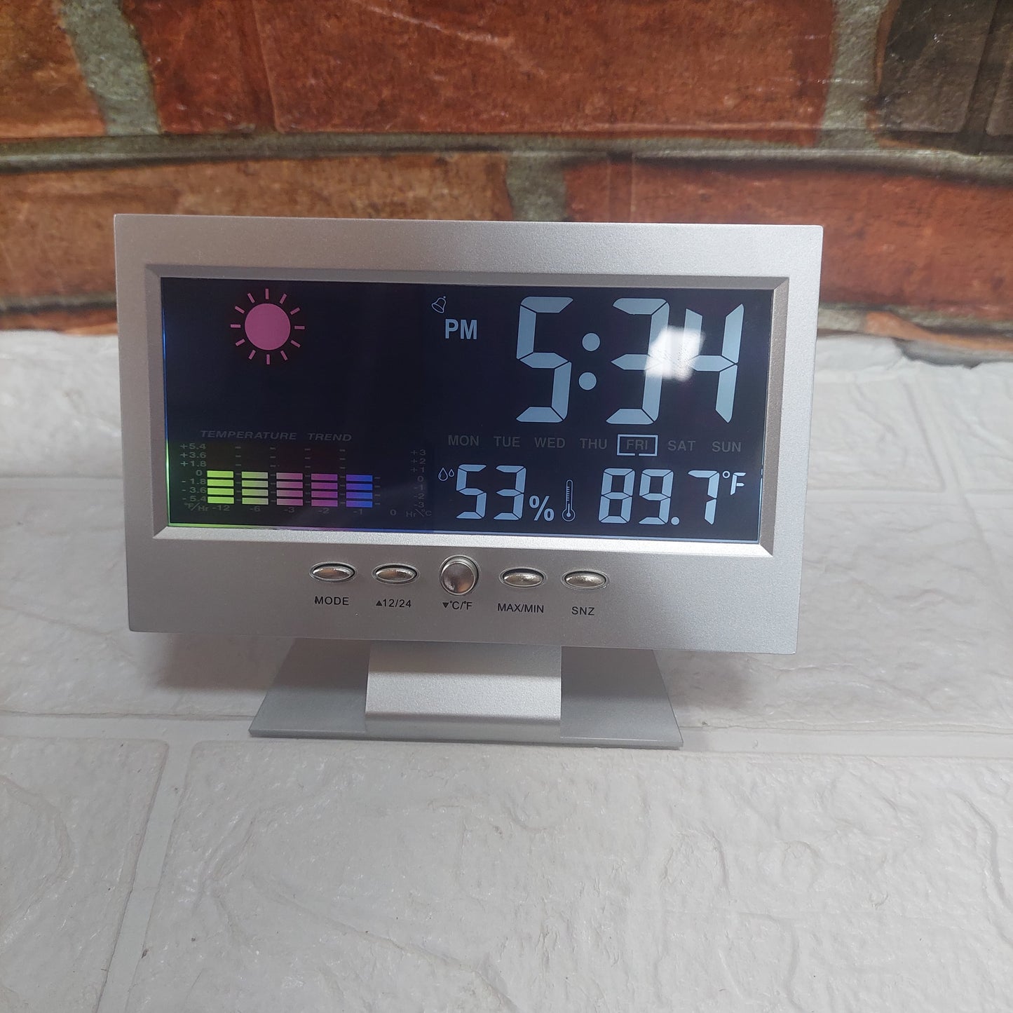 Reloj despertador multifuncional Cod:1201 driver :01