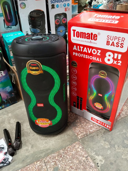 parlante Bluetooth 8" tomate 10000w  Cod:1473 driver :01,02