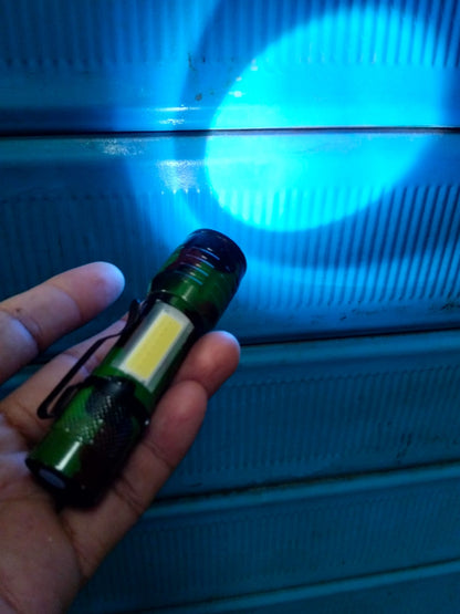 mini linterna recargable con zoom Cod:1275 driver :01