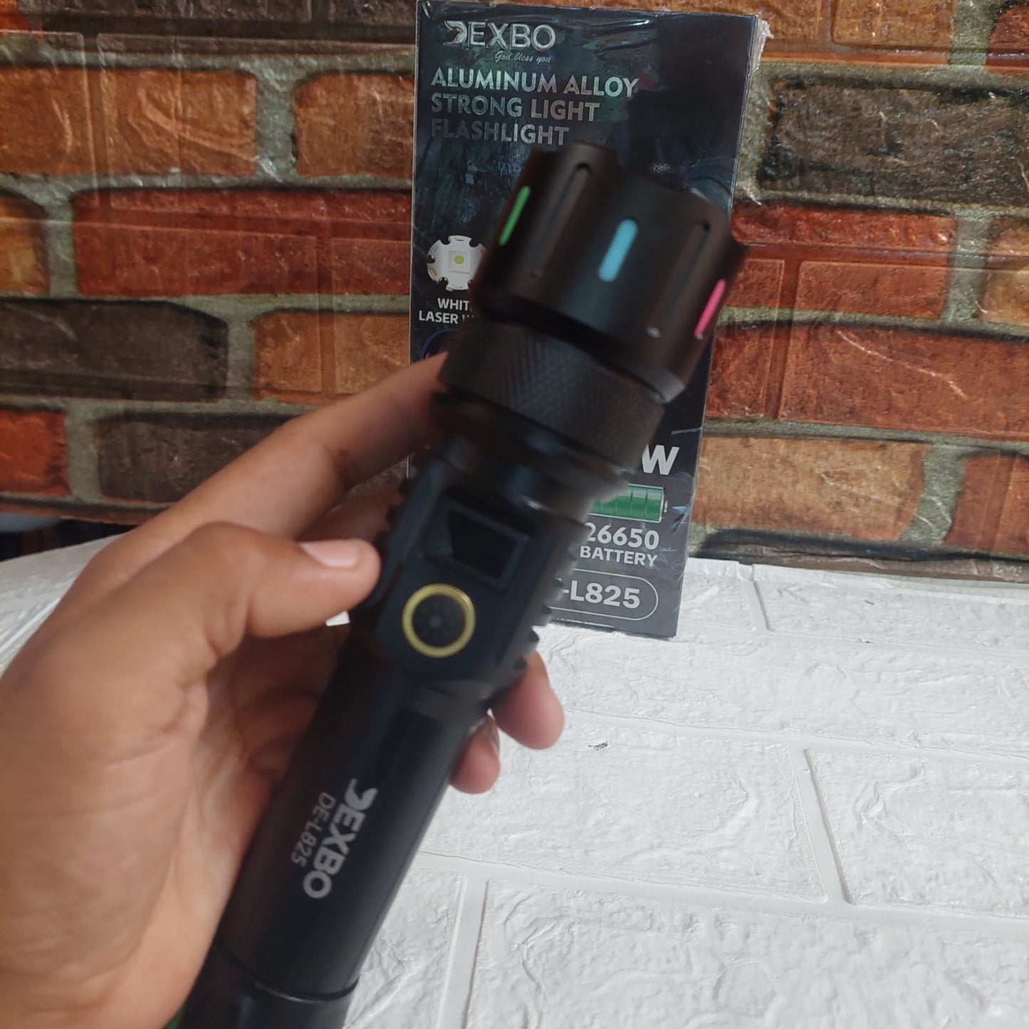 linterna recargable largo alcance  60W Cod:5004 Driver 03