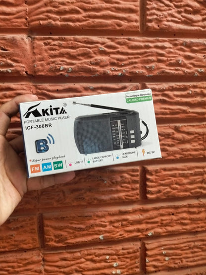 Radio Fm /Am recargable  y a Pilaa Cod:1401 driver:03