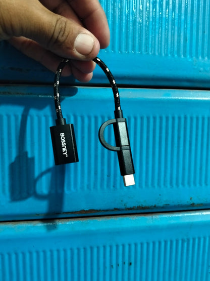 Cable adaptador OTG 2 en 1 Cod:1271 driver:01