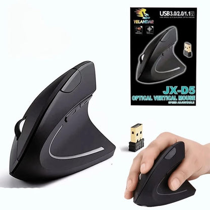 MOUSE INALAMBRICO VERTICAL RECARGABLE cod:1504 driver:01
