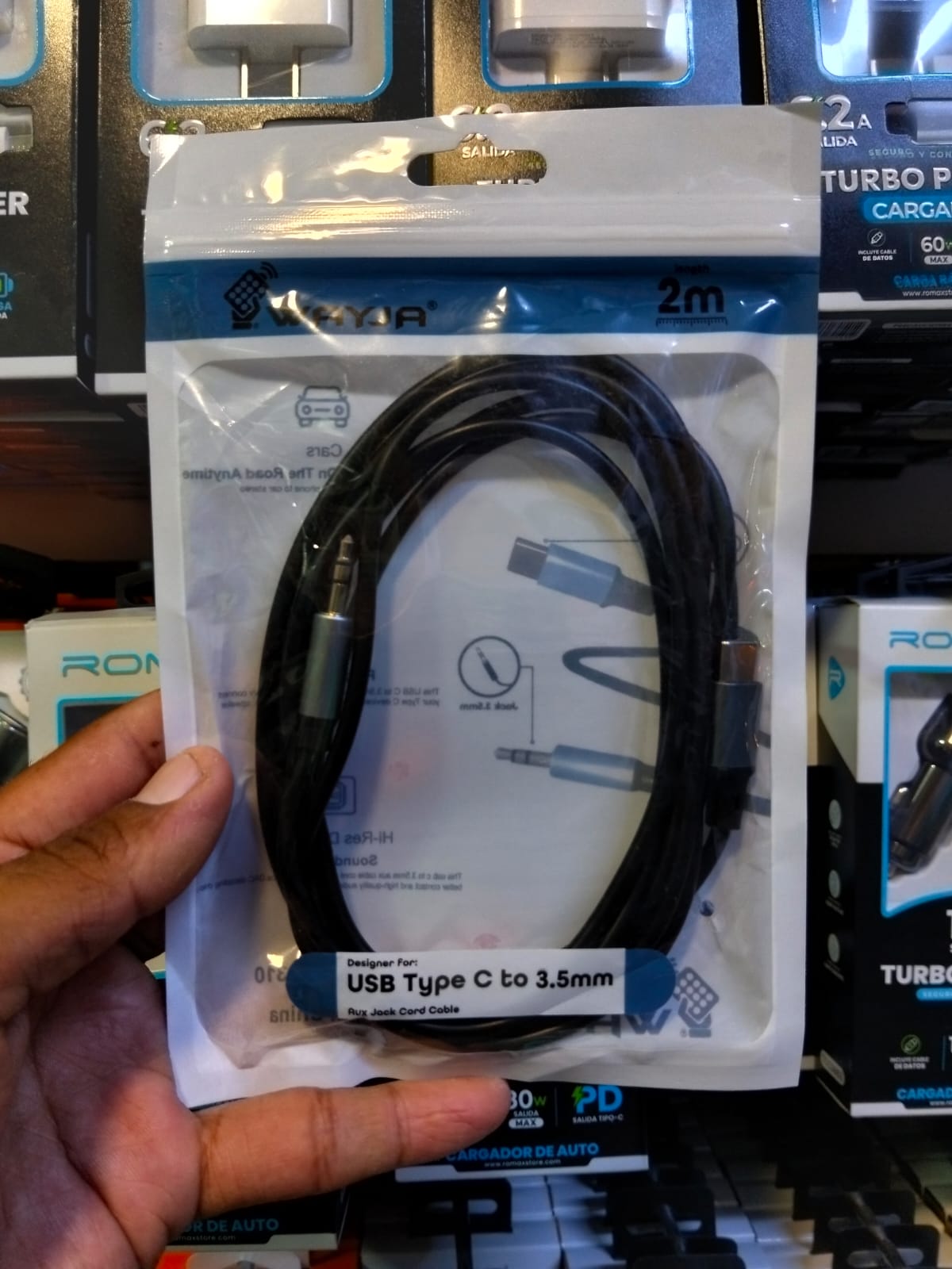 Cable tipo C a Plus 3.5mm Cod:5082 driver:02