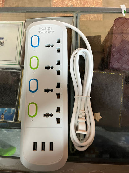 Extension electrica 4 tomas Cod:1304 driver :03