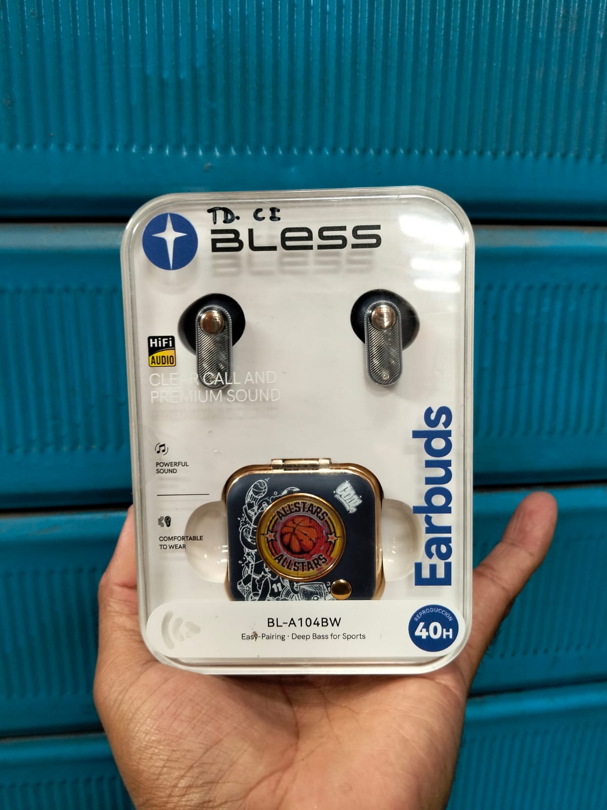 Audifonos bluetooth 40Hr cod:1590 driver:01