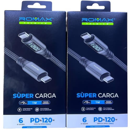 Cable tipo C 120W carga rapida  Cod:1326 driver :01
