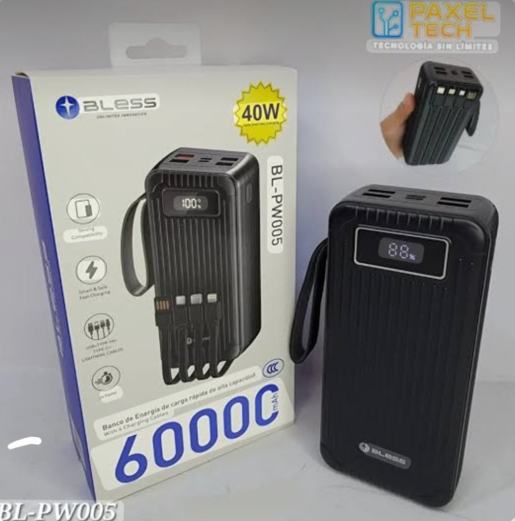 Bateria portatil 60000mah Cod:1498 driver:03