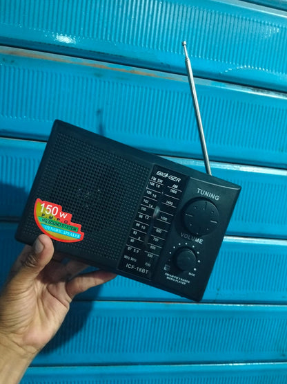 Radio AM/FM recargable/ electrico  Cod:1368 driver:03