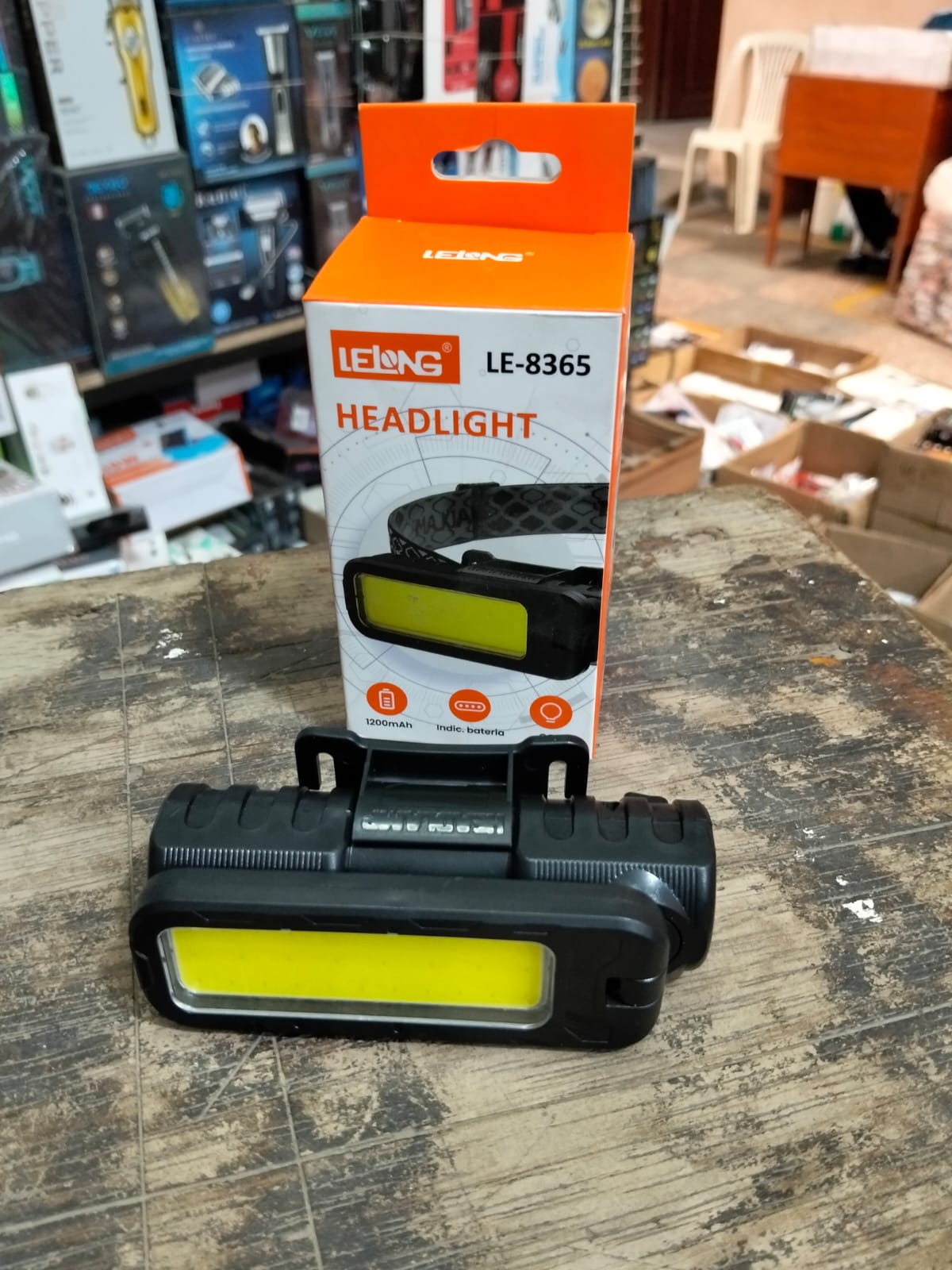 linterna recargable minera Cod:1222 driver :01