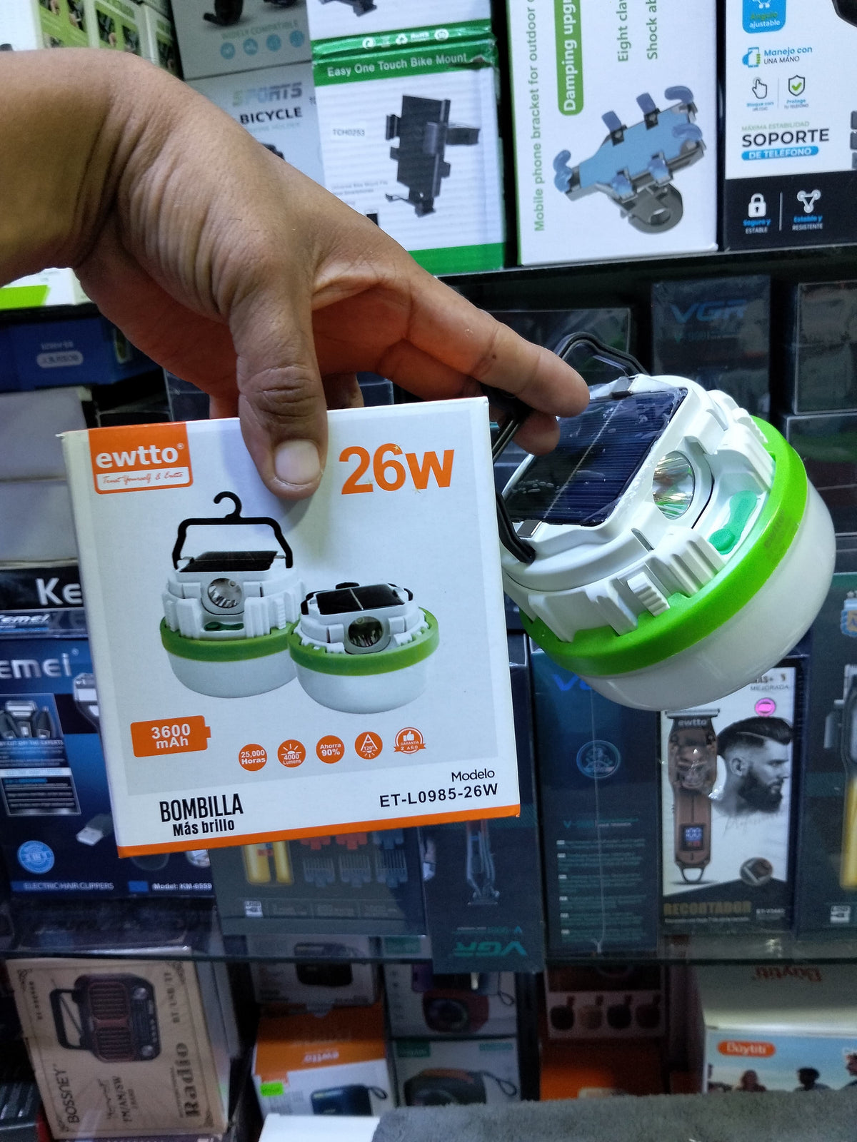 Foco recargable 26W COD:3043 driver:02