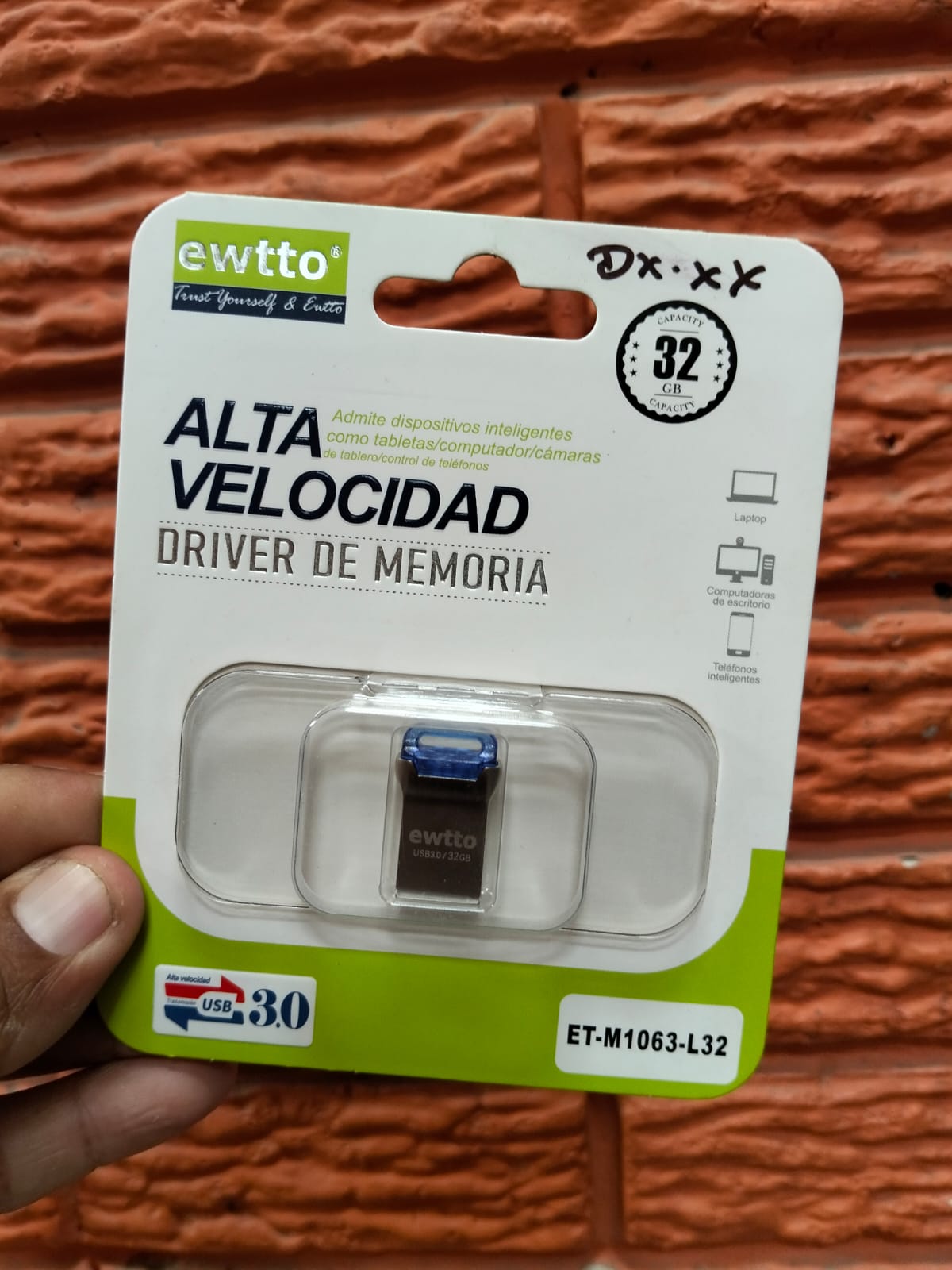 Memoria USB 32gb Cod:1436 driver:01