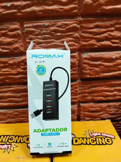 Hub Usb 4 Puertos Cod:1334 driver:01