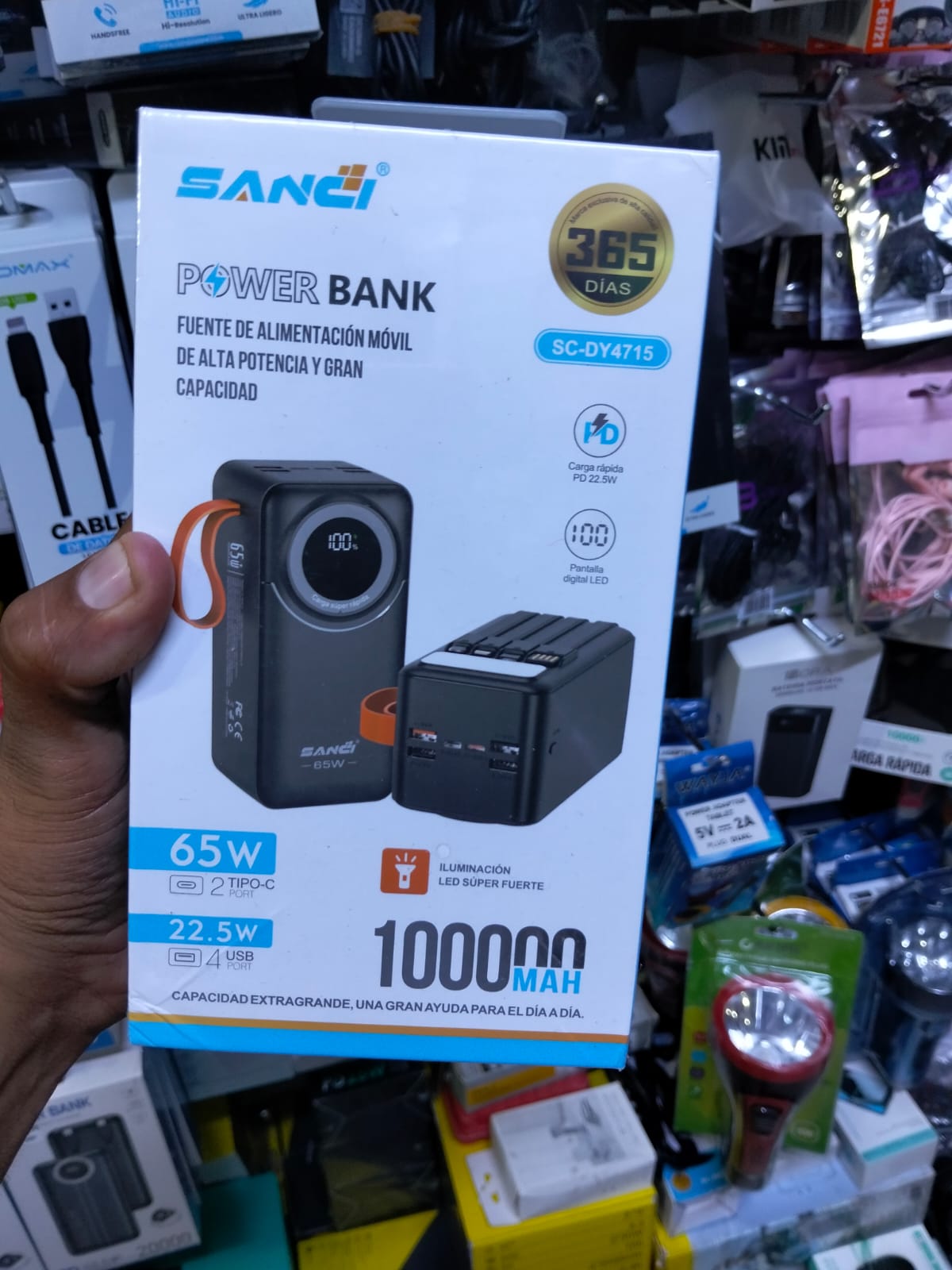 Bateria portatil 10000mah  SANCI COD:1427 driver:02