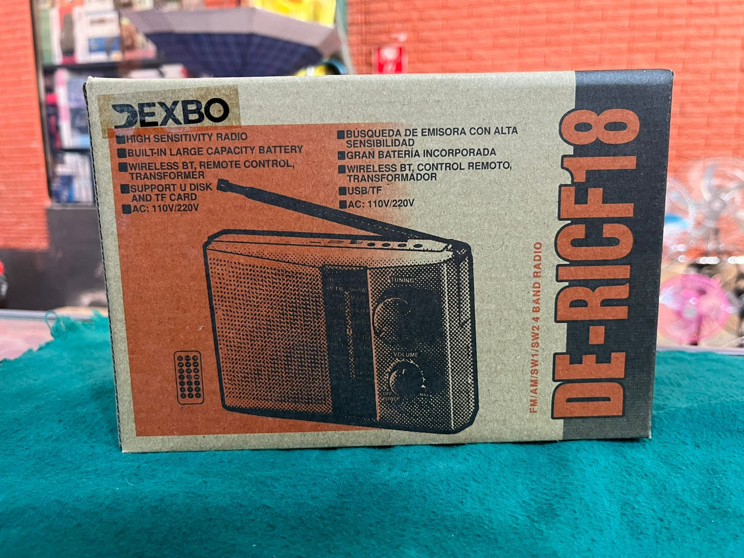Radio Am / Fm a  pilas y a corriente Cod:1357