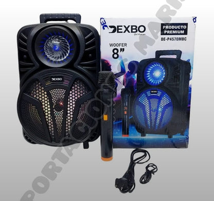 Parlante 20W a corriente y recargable  con microfono Cod:6086 driver :05