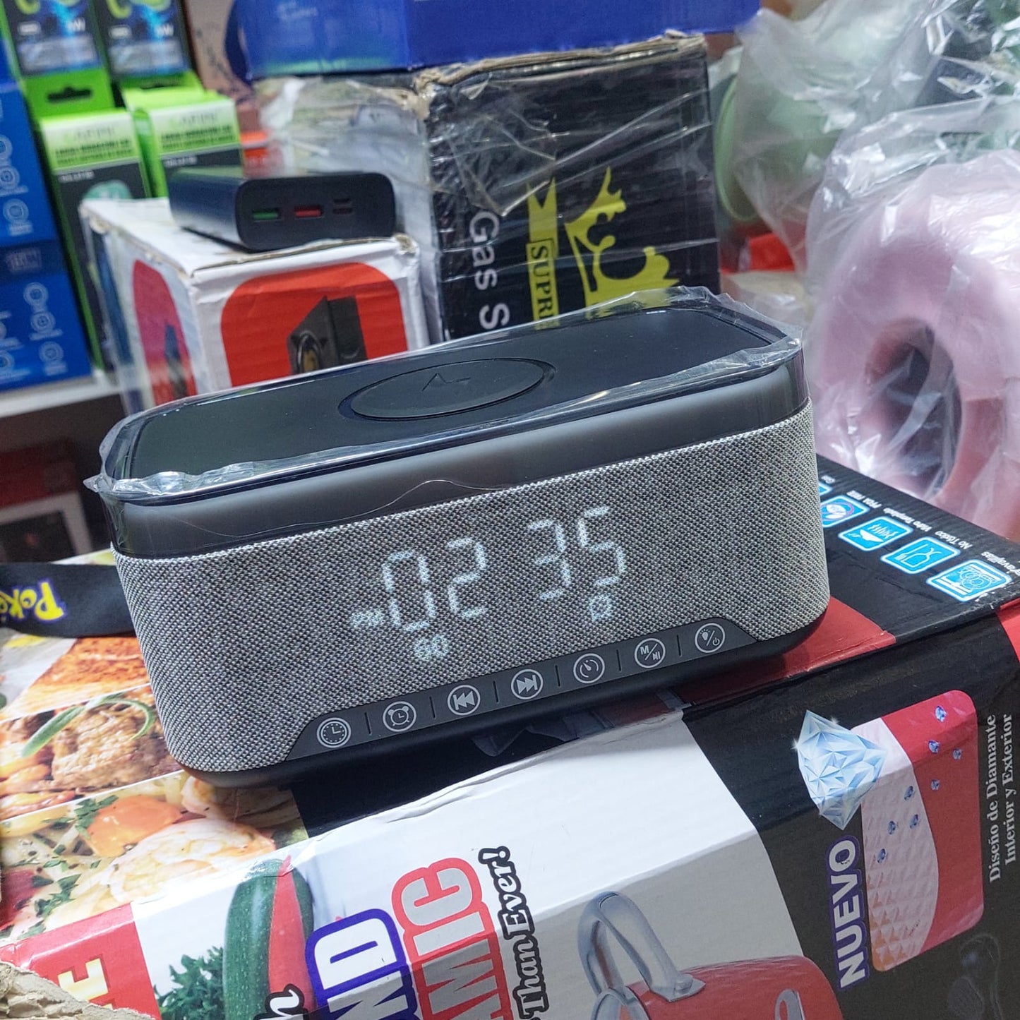 Parlante bluetooth despertador Cod:3169 COD:02