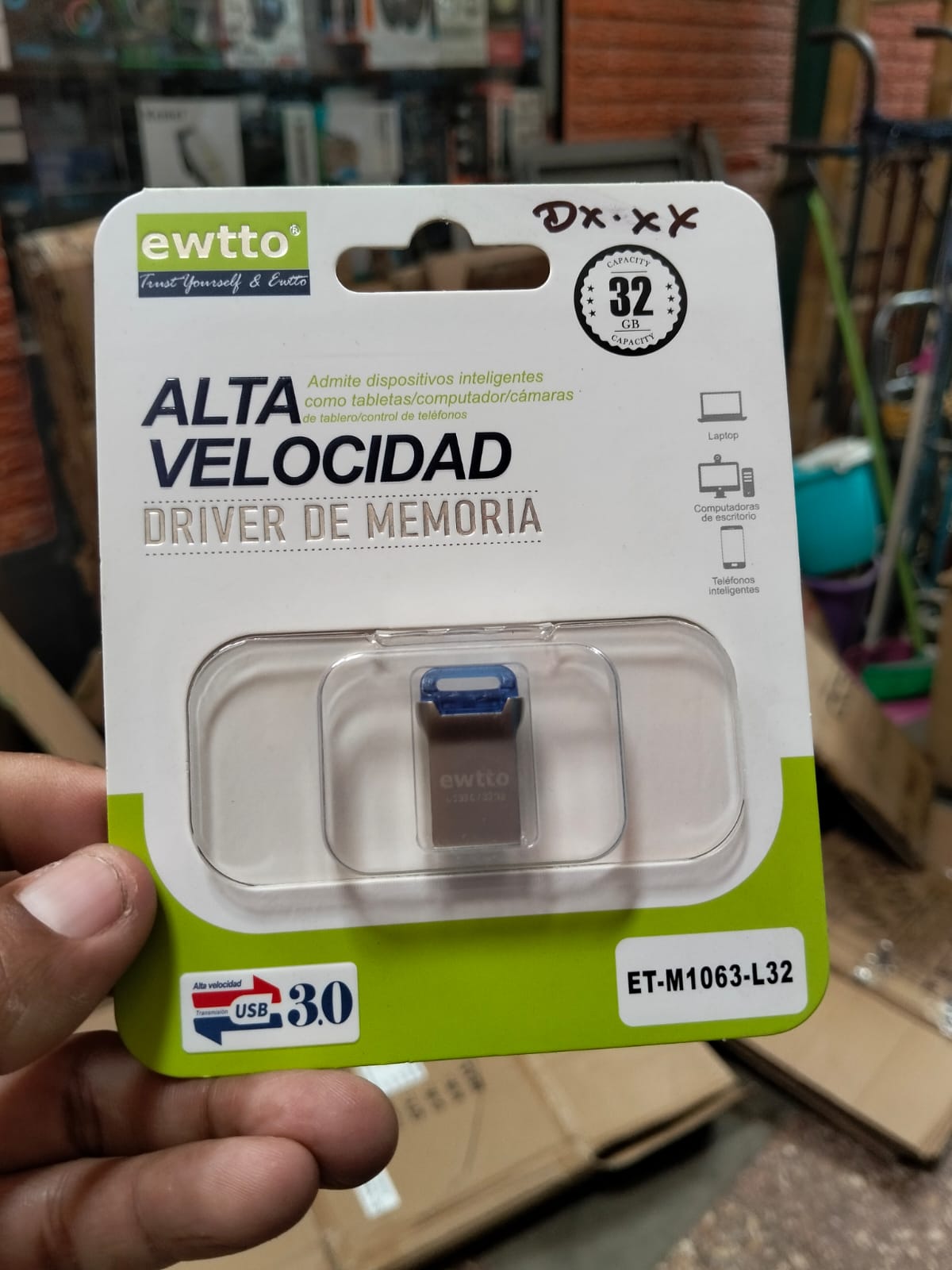 Memoria USB 32gb Cod:1436 driver:01
