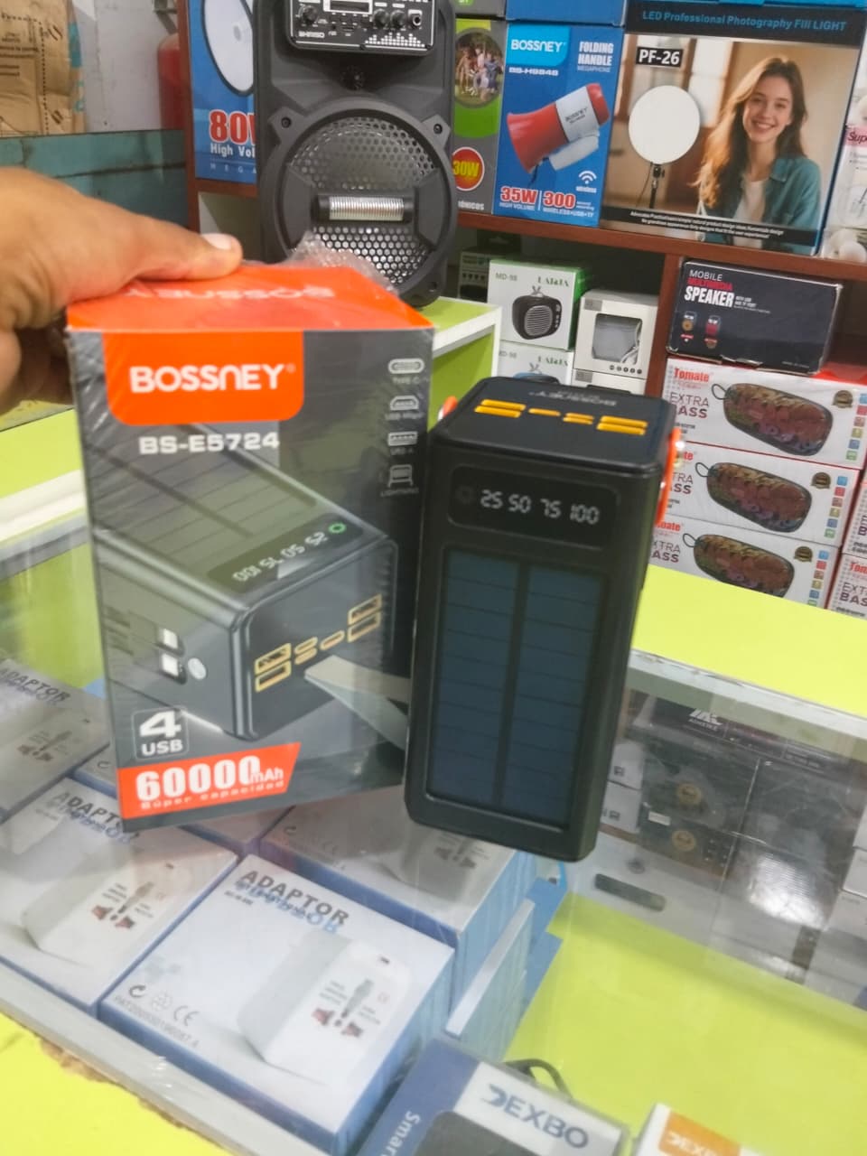 bateria portatil 60000mah solar cod:3027 driver: 05