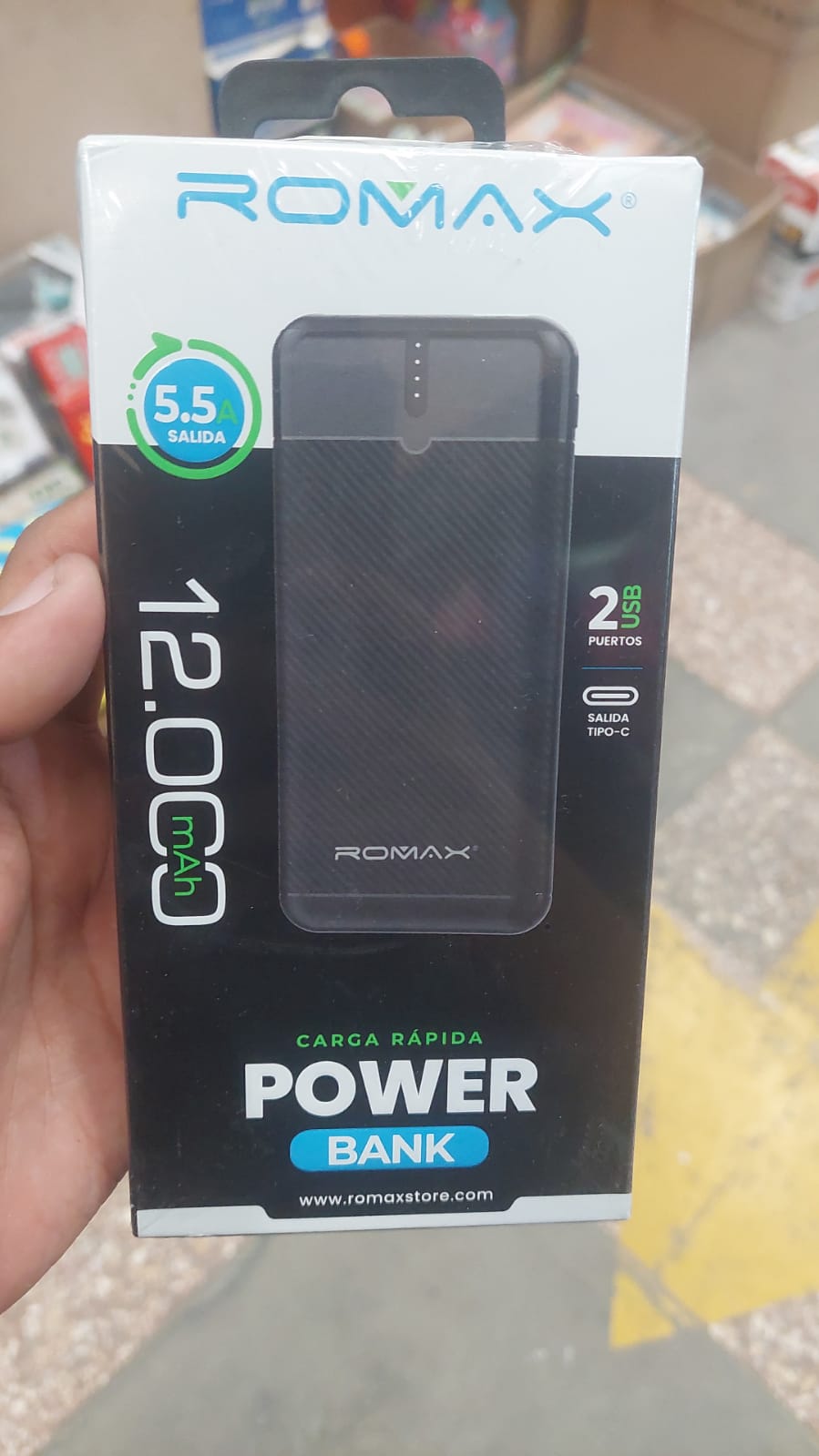 Bateria portatil Carga rapida 5.5A Cod:3352 Driver :01