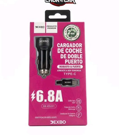 cigarrera cargador de celular para carro 140W  cod:1304 Driver:01