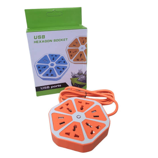 extension exagonal con usb  Cod:1474 driver :01