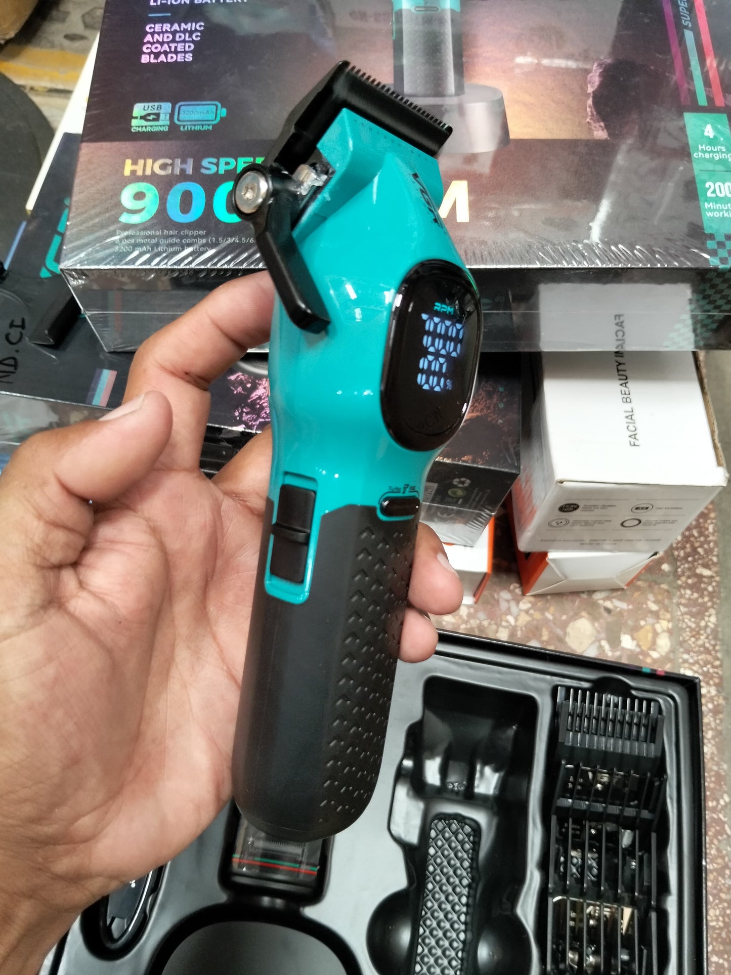 Maquina profesional de cortar  cabello Cod:1453 driver:01