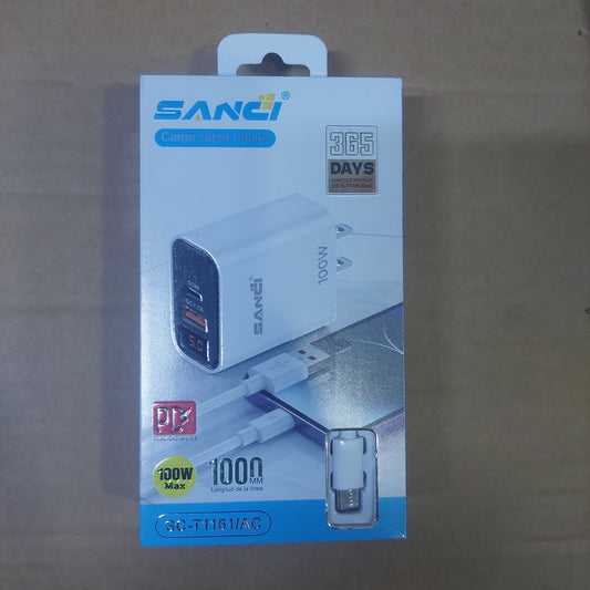 Cargador 100w tipo C  Cod: 1196 driver: 02