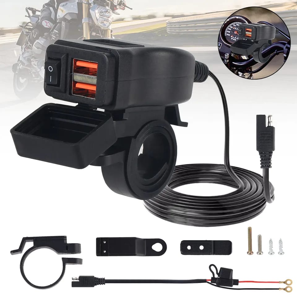 cargador de moto para celular  75W Cod:3222 Driver :01