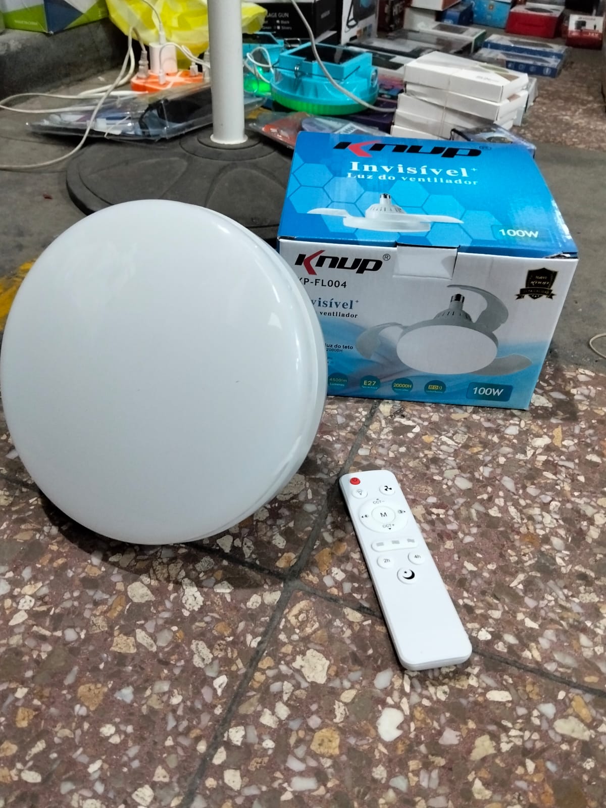 foco ventilador 100W  Cod:1155 driver:01