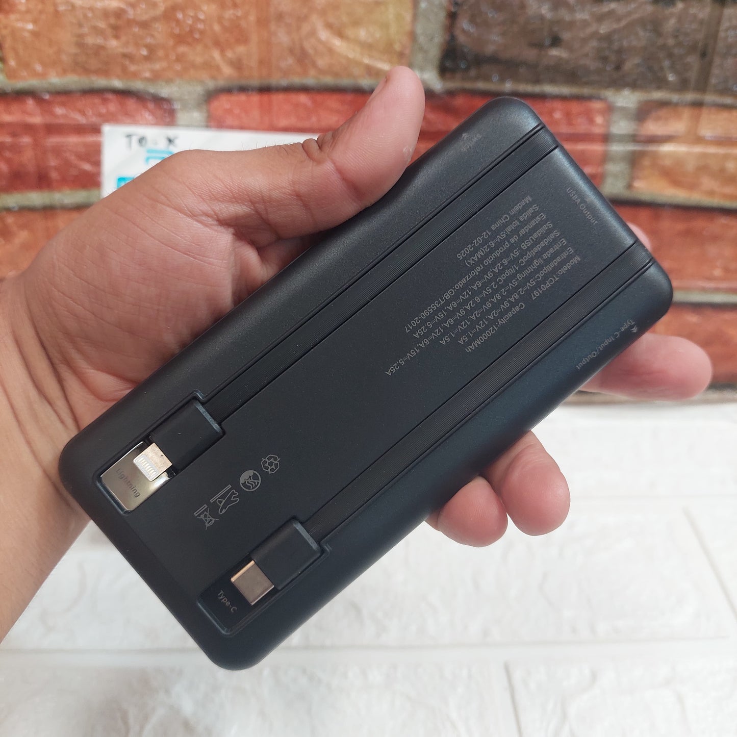 Bateria portatil 12000mah Cod:3369 Driver :01